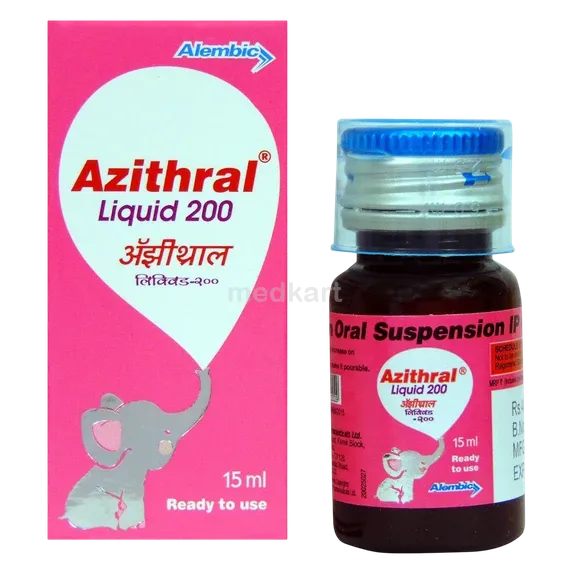 azithral 200mg syrup 15 ml